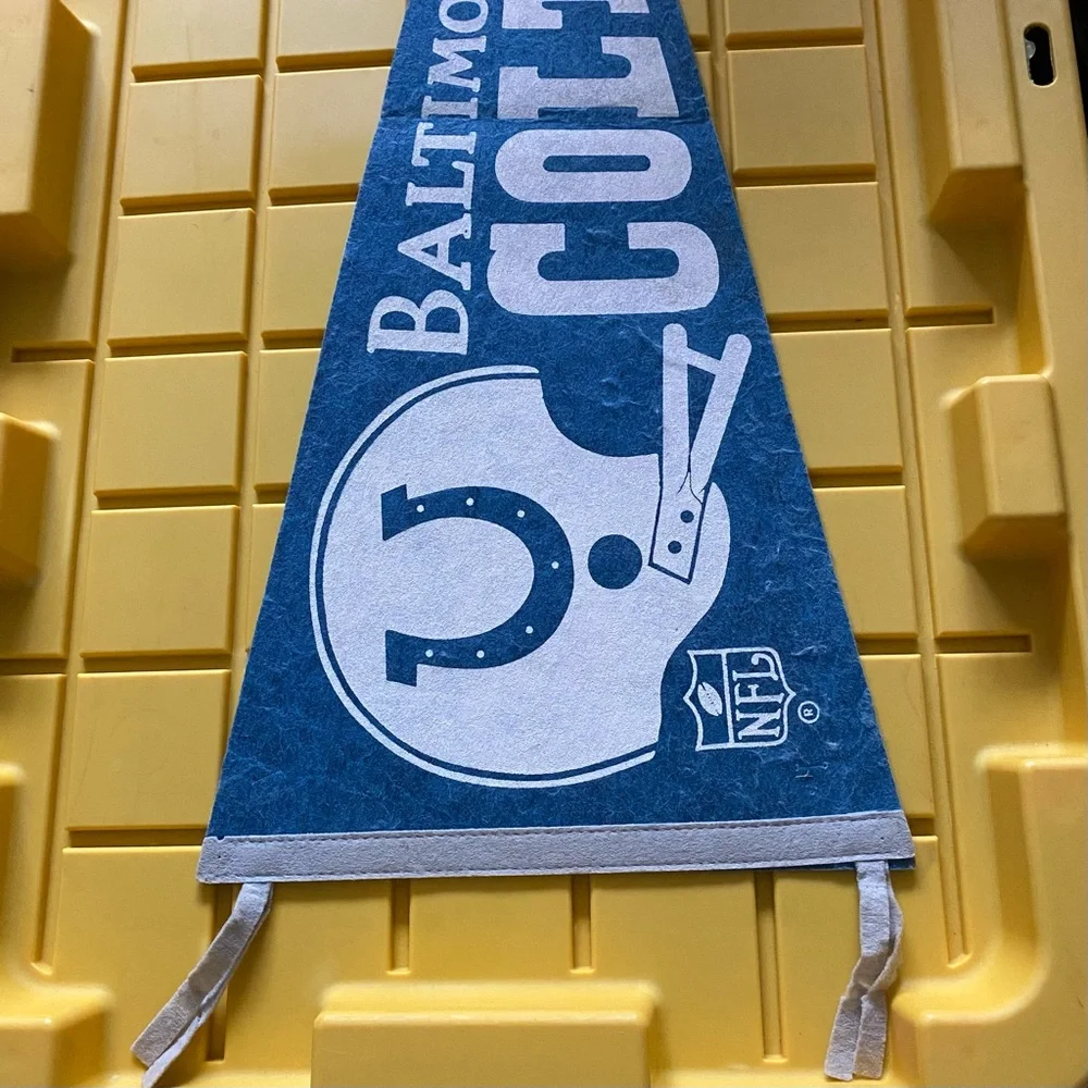 Vintage Baltimore Colts NFL Football Pennant